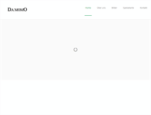 Tablet Screenshot of damomo.de